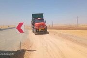 عملیات راهداری در محورهای دیواندره کردستان
