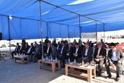 کلنگ زنی احداث 5 باب مدرسه در اراضی نهضت ملی مسکن شهر سمنان با حضور وزیر آموزش و پرورش