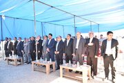 کلنگ زنی احداث 5 باب مدرسه در اراضی نهضت ملی مسکن شهر سمنان با حضور وزیر آموزش و پرورش