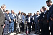 کلنگ زنی احداث 5 باب مدرسه در اراضی نهضت ملی مسکن شهر سمنان با حضور وزیر آموزش و پرورش