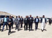 ببینید|  بازدید معاون اجرایی رئیس جمهور از عملیات ساخت بزرگراه زاهدان- خاش- ایرانشهر
