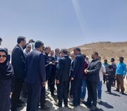 ببینید|  بازدید معاون اجرایی رئیس جمهور از عملیات ساخت بزرگراه زاهدان- خاش- ایرانشهر