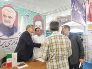 ببینید| برگزاری میز خدمت اداره‌کل راه و شهرسازی سیستان و بلوچستان در مصلای نماز جمعه زاهدان همزمان با هفته دولت