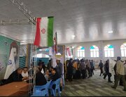 ببینید| برگزاری میز خدمت اداره‌کل راه و شهرسازی سیستان و بلوچستان در مصلای نماز جمعه زاهدان همزمان با هفته دولت