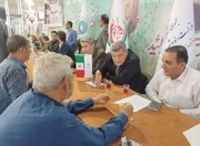 ببینید| برگزاری میز خدمت اداره‌کل راه و شهرسازی سیستان و بلوچستان در مصلای نماز جمعه زاهدان همزمان با هفته دولت