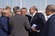 گزارش_تصویری بازدید اعضا و رئیس کمیسیون امنیت ملی مجلس شورای اسلامی و معاون راهداری سازمان راهداری و حمل و نقل جاده ای از پایانه مرزی پلدشت در آذربایجان غربی