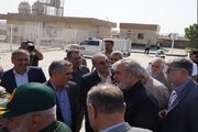 گزارش_تصویری بازدید اعضا و رئیس کمیسیون امنیت ملی مجلس شورای اسلامی و معاون راهداری سازمان راهداری و حمل و نقل جاده ای از پایانه مرزی پلدشت در آذربایجان غربی