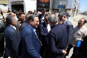 گزارش تصویری //بازدید اعضا و رئیس کمیسیون امنیت ملی مجلس شورای اسلامی از پایانه مرزی تمرچین
