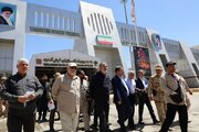 گزارش تصویری //بازدید اعضا و رئیس کمیسیون امنیت ملی مجلس شورای اسلامی از پایانه مرزی تمرچین