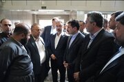 گزارش تصویری //بازدید عبدالکریم حسین زاده معاون رئیس‌جمهور در امور توسعه روستایی و مناطق محروم کشور از پایانه مرزی سرو