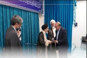 گزارش تصویری //قدردانی نماینده ولی‌فقیه و رئیس ستاد امر به معروف و نهی از منکر آذربایجان‌ غربی از مدیرکل راهداری و حمل‌ونقل جاده‌ای استان به‌پاس خدمات اربعین حسینی