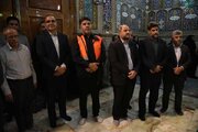 ببینید | همزمان با فرارسیدن هفته دولت؛ مراسم غبارروبی و عطر افشانی امام زاده طاهر (ع) و مزار شهدا با حضور مدیرکل راهداری و حمل و نقل جاده‌ای استان البرز
