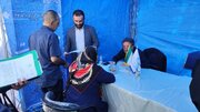 ببینید | برپایی میز خدمت به مناسبت هفته دولت در مصلی بزرگ امام خمینی (ره) کرج