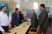 برپایی میز خدمت و پاسخگویی در نماز جمعه قزوین