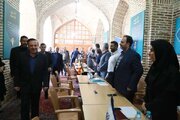 برپایی میز خدمت و پاسخگویی در نماز جمعه قزوین