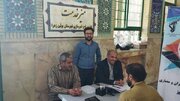 برپایی میزخدمت در نماز جمعه شهرستان های بوئین زهرا و آبیک