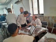 برپایی میزخدمت در نماز جمعه شهرستان های بوئین زهرا و آبیک
