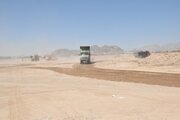 ضلع شرقی شهرک 205 هکتاری نهضت ملی مسکن سمنان در مسیر آماده سازی