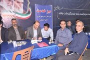 ببینید | برگزاری میز خدمت اداره کل راه وشهرسازی استان اصفهان در مصلی نماز جمعه
