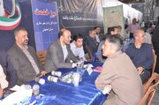 ببینید | برگزاری میز خدمت اداره کل راه وشهرسازی استان اصفهان در مصلی نماز جمعه