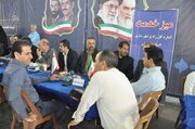 ببینید | برگزاری میز خدمت اداره کل راه وشهرسازی استان اصفهان در مصلی نماز جمعه