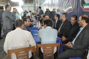 ببینید | برگزاری میز خدمت اداره کل راه وشهرسازی استان اصفهان در مصلی نماز جمعه