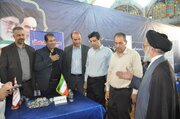 ببینید | برگزاری میز خدمت اداره کل راه وشهرسازی استان اصفهان در مصلی نماز جمعه