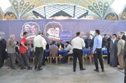 ببینید | برگزاری میز خدمت اداره کل راه وشهرسازی استان اصفهان در مصلی نماز جمعه