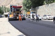 ببینید | گزارش تصویری از عملیات روکش آسفالت محور کرج کندوان حوزه استان البرز