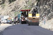 ببینید | گزارش تصویری از عملیات روکش آسفالت محور کرج کندوان حوزه استان البرز