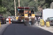 ببینید | گزارش تصویری از عملیات روکش آسفالت محور کرج کندوان حوزه استان البرز