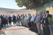 گزارش تصویری// آیین بهره‌برداری از پروژه بهسازی مسیر روستای کوچک اطمیش بوکان