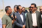 عملیات اجرایی تقاطع غیرهمسطح خلیج فارس در بزرگراه جهرم – لار