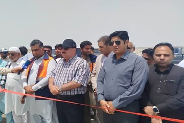 بهره‌برداری از ۱۲ کیلومتر راه روستایی در بخش پیرسهراب شهرستان چابهار به مناسبت هفته دولت