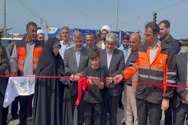بهره برداری از دوربرگردان حمید آباد محور ساری- فرح آباد