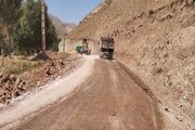 ببینید| عملیات بهسازی محور روستایی گته ده به گراب در‌شهرستان طالقان