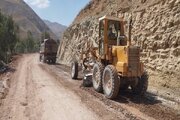 ببینید| عملیات بهسازی محور روستایی گته ده به گراب در‌شهرستان طالقان