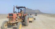 ببینید| ساخت ۳۰ کیلومتر بزرگراه در محور خاش - سراوان استان سیستان و بلوچستان (2)