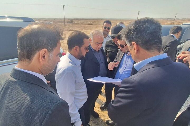 بازدید مدیرعامل شرکت ساخت از محور راهبردی غیزانیه – نمرهیک اهواز عکس