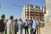 بازدید معاون صندوق ملی مسکن از پروژه های نهضت ملی مسکن خراسان شمالی