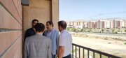بازدید معاون صندوق ملی مسکن از پروژه های نهضت ملی مسکن خراسان شمالی