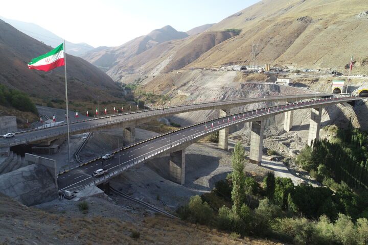 باند شرقی منطقه ۲ آزادراه تهران-شمال افتتاح شد ببینید |  آخرین مراحل اجرایی باند شرقی منطقه ۲ آزادراه تهران_شمال