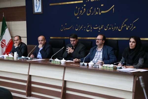 برگزاری پنجمین جلسه کارگروه زیربنایی استان قزوین