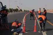 بازگشایی دوربرگردان خضرا در محور کرمان – باغین