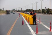 بازگشایی دوربرگردان خضرا در محور کرمان – باغین