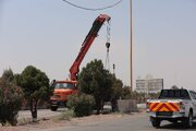 بازگشایی دوربرگردان خضرا در محور کرمان – باغین