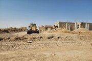 ببینید | پیشرفت فیزیکی ساخت خانه های یک طبقه در سایت 48 هکتاری دامغان