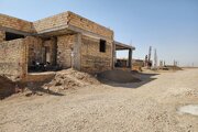ببینید | پیشرفت فیزیکی ساخت خانه های یک طبقه در سایت 48 هکتاری دامغان