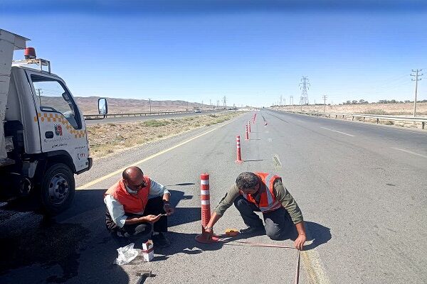 از لکه‌گیری هندسی محور تربت حیدریه – زاوه تا رفع نقاط پرتگاهی در کمربندی شهر
