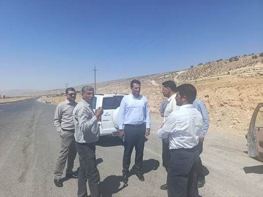 بازدید مدیرکل راه وشهرسازی ایلام از کنارگذر ایوان (1).jpg